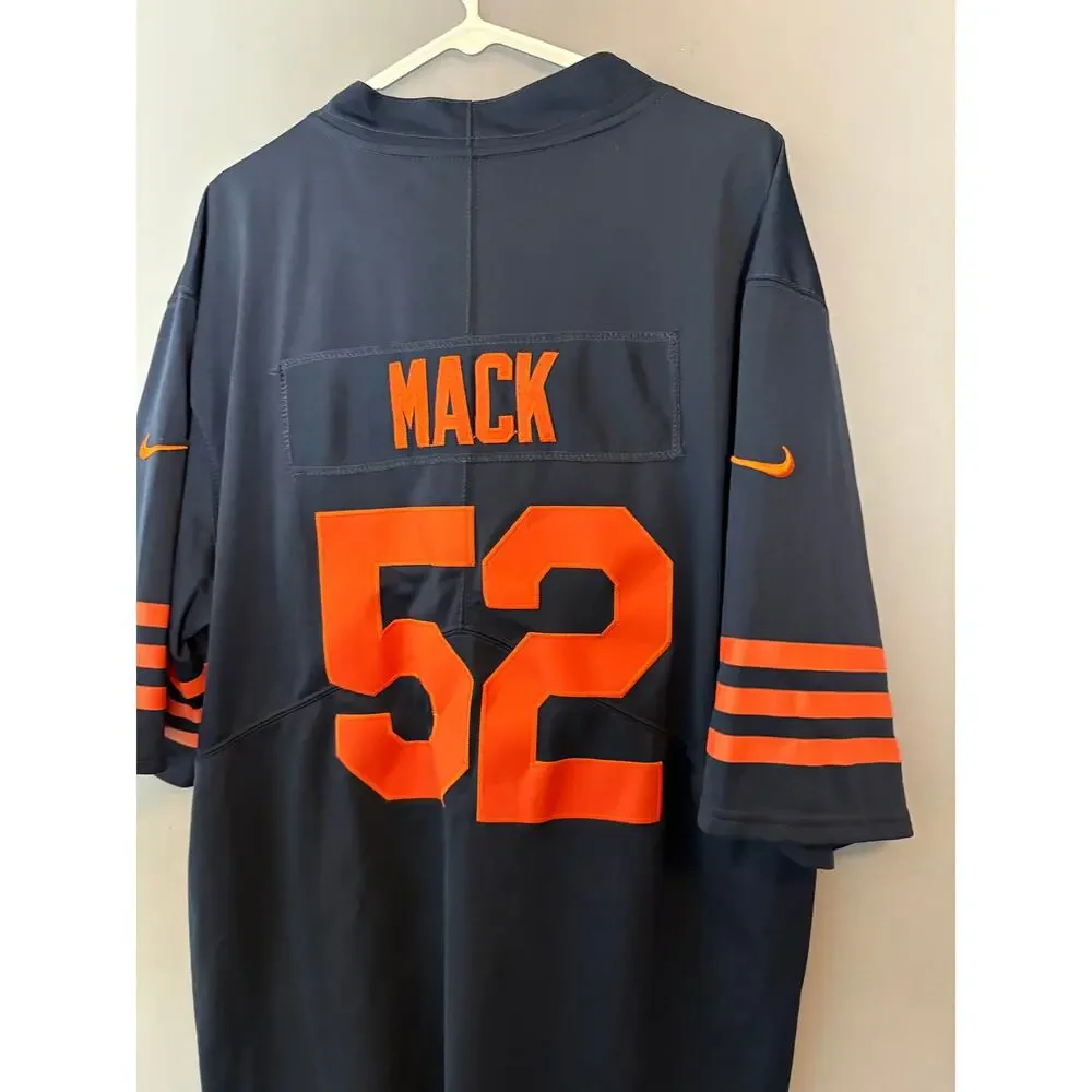 Khalil Mack Chicago Bears Nike On Field Jersey Navy Size XL